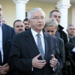 Konferencja posła Krzysztofa Lipca w Tuczępach. Przemawia Krzysztof Lipiec - poseł PiS / Marzena Mąkosa / Radio Kielce