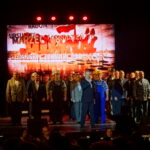 Widowisko "Trąbo Nasza Wrogom Grzmij" w wykonaniu Reprezentacyjnego Zespołu Artystycznego Wojska Polskiego / Emilia Sitarska / Radio Kielce