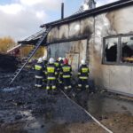 Pożar tartaku w Mircu / KPSP w Starachowicach