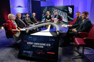 Radio Kielce i TVP3 Kielce. Debata o regionie. Kandydaci do sejmiku województwa świętokrzyskiego / Marzena Mąkosa / Radio Kielce