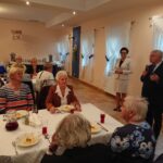 Spotkanie kandydatów Prawa i Sprawiedliwości w wyborach samorządowych z seniorami z gminy Nowa Słupia. Przemawia Krzysztof Lipiec - poseł PiS. / Daniel Lenart / Radio Kielce