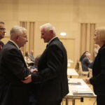 22.11.2018 Kielce. Inauguracyjna sesja Sejmiku Województwa Świętokrzyskiego. Janusz Koza, poseł Krzysztof Lipiec, Marek Jońca - członek zarządu województwa świętokrzyskiego i wicemarszałek Renata Janik / Marzena Mąkosa / Radio Kielce