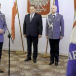 Wprowadzenie nowego zastępcy Komendanta Głównego Policji ds. logistyki nadinspektora Dariusza Augustyniaka / Marek Krupa / Gabinet KGP