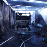 Pożar w miejscowości Mściów, w powiecie sandomierskim / PSK Sandomierz