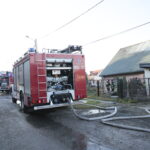 Kielce. Pożar domu przy ul. Biesak / Marzena Mąkosa / Radio Kielce