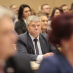 Kielce. Inauguracyjna sesja Sejmiku Województwa Świętokrzyskiego. Wiceprzewodniczący sejmiku. Mieczysław Gębski - PiS / Marzena Mąkosa / Radio Kielce