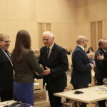 22.11.2018 Kielce. Inauguracyjna sesja Sejmiku Województwa Świętokrzyskiego. Trzeci od lewej Marek Jońca, Mariusz Gosek i Marek Bogusławski - członkowie zarządu województwa świętokrzyskiego / Marzena Mąkosa / Radio Kielce