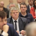 Kielce. Inauguracyjna sesja Sejmiku Województwa Świętokrzyskiego. Wiceprzewodniczący sejmiku. Mieczysław Gębski - PiS / Marzena Mąkosa / Radio Kielce