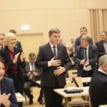 22.11.2018 Kielce. Inauguracyjna sesja Sejmiku Województwa Świętokrzyskiego. Przewodniczącym Sejmiku Województwa Świętokrzyskiego został Andrzej Pruś / Marzena Mąkosa / Radio Kielce