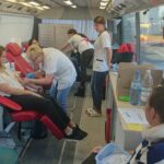 Akcja honorowego oddawania krwi w Zakładzie Doskonalenia Zawodowego / Iwona Murawska / Radio Kielce