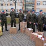 Kielce. Wizyta żołnierzy z Centrum Przygotowań do Misji Zagranicznych w szpitalu na Czarnowie / Iwona Murawska / Radio Kielce