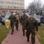 Kielce. Wizyta żołnierzy z Centrum Przygotowań do Misji Zagranicznych w szpitalu na Czarnowie / Iwona Murawska / Radio Kielce