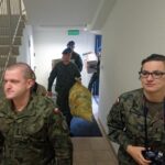 Kielce. Wizyta żołnierzy z Centrum Przygotowań do Misji Zagranicznych w szpitalu na Czarnowie / Iwona Murawska / Radio Kielce