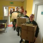 Kielce. Wizyta żołnierzy z Centrum Przygotowań do Misji Zagranicznych w szpitalu na Czarnowie / Iwona Murawska / Radio Kielce