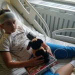 Kielce. Wizyta żołnierzy z Centrum Przygotowań do Misji Zagranicznych w szpitalu na Czarnowie / Iwona Murawska / Radio Kielce