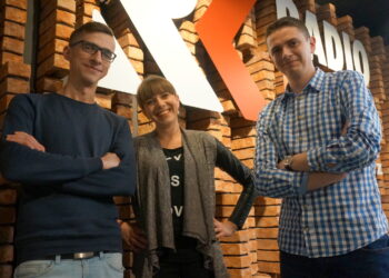 Pokolenie M. Od lewej: Michał kita, Agnieszka Borek, Marcin Różyc / Kamil Król / Radio Kielce