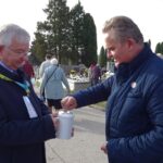 Starachowice. Kwesta. Na zdjęciu: poseł Krzysztof Lipiec / Anna Głąb / Radio Kielce