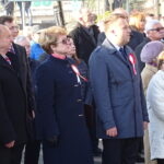 Obchody Święta Niepodległości. Druga z lewej: wiceprezydent miasta Ewa Skiba, obok prezydent Starachowic Marek Materek / Radio Kielce