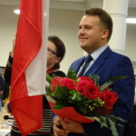 Sesja inauguracyjna Rady Miasta Starachowice. Na zdjęciu prezydent Starachowic Marek Materek / Anna Głąb / Radio Kielce