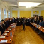 Inauguracyjna sesja Rady Powiatu Jędrzejowskiego / Ewa Pociejowska - Gawęda / Radio Kielce