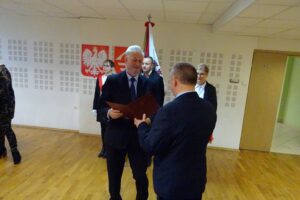 Jędrzejów. Zaprzysiężenie nowej Rady Miejskiej w Jędrzejowie / Ewa Pociejowska - Gawęda / Radio Kielce