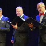 Jędrzejów. VII Jędrzejowskie Spotkania Chóralne. Na zdjęciu: Podkarpacki Chór Męski pod dyrekcją Grzegorza Oliwy / Ewa Pociejowska-Gawęda / Radio Kielce