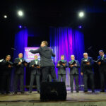 Jędrzejów. VII Jędrzejowskie Spotkania Chóralne. Na zdjęciu: Podkarpacki Chór Męski pod dyrekcją Grzegorza Oliwy / Ewa Pociejowska-Gawęda / Radio Kielce