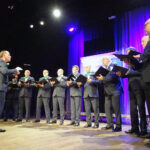 Jędrzejów. VII Jędrzejowskie Spotkania Chóralne. Na zdjęciu: Podkarpacki Chór Męski pod dyrekcją Grzegorza Oliwy / Ewa Pociejowska-Gawęda / Radio Kielce