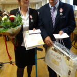 15 par z miasta i gminy Jędrzejów świętowało jubileusz 50-lecia małżeństwa Teresa i Arkadiusz Fendrychowie / Ewa Pociejowska-Gawęda / Radio Kielce