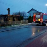 Wola Kopcowa. Pożar budynku drewniano-murowanego / Marcin Różyc / Radio Kielce