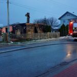 Wola Kopcowa. Pożar budynku drewniano-murowanego / Marcin Różyc / Radio Kielce