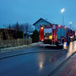 Wola Kopcowa. Pożar budynku drewniano-murowanego / Marcin Różyc / Radio Kielce