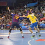 6. kolejka Ligi Mistrzów piłkarzy ręcznych: Barcelona - PGE Vive Kielce / Arkadiusz Milcarz / Radio Kielce