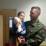 Kielce. Wizyta żołnierzy z Centrum Przygotowań do Misji Zagranicznych w szpitalu na Czarnowie / Iwona Murawska / Radio Kielce