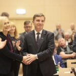 22.11.2018 Kielce. Inauguracyjna sesja Sejmiku Województwa Świętokrzyskiego. Przewodniczącym Sejmiku Województwa Świętokrzyskiego został Andrzej Pruś / Marzena Mąkosa / Radio Kielce
