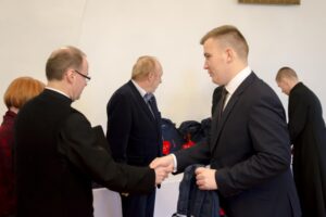 Uroczystości z okazji 60-lecia honorowego krwiodawstwa w Wyższym Seminarium Duchownym / Grażyna Szlęzak-Wójcik / Radio Kielce