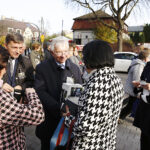 Kielce. Znane osoby kwestują. Na zdjęciu (od lewej): poseł Krzysztof Lipiec, Andrzej Pruś - sekretarz wojewódzkich struktur Prawa i Sprawiedliwości i Małgorzata Pruś / Jarosław Kubalski / Radio Kielce