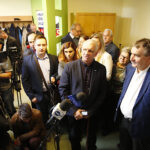 Sztab wyborczy Wojciecha Lubawskiego / Jarosław Kubalski / Radio Kielce