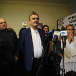 Sztab wyborczy Wojciecha Lubawskiego / Jarosław Kubalski / Radio Kielce