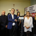 Sztab wyborczy Wojciecha Lubawskiego / Jarosław Kubalski / Radio Kielce