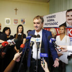 Sztab wyborczy Wojciecha Lubawskiego / Jarosław Kubalski / Radio Kielce