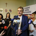 Sztab wyborczy Wojciecha Lubawskiego / Jarosław Kubalski / Radio Kielce