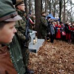 Biała Góra. Gmina Masłów. Osłonięcie pomnika poświęconego ofiarom II wojny światowej / Jarosław Kubalski / Radio Kielce