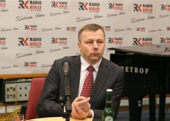 05.02.2017 Studio Polityczne Radia Kielce. Grzegorz Gajewski. / Karol Żak / Radio Kielce