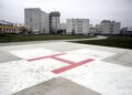 10.04.2016. Starachowice. Szpital powiatowy. Lądowisko dla helikoptera. / Jarosław Kubalski / Radio Kielce
