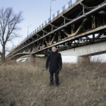 17.02.2018 Sandomierz. Most na Wiśle i poseł Marek Kwitek / Jarosław Kubalski / Radio Kielce