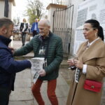 01.11.2018 Kielce. Wszystkich Świętych. Kwesta Marek Sochacki i Magdalena Kusztal / Jarosław Kubalski / Radio Kielce