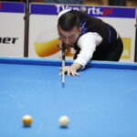 04.11.2018 Kielce. Galeria Echo. Drużynowe Mistrzostwa Polski w Bilard. Finał. I miejsce zajął NOSAN Kielce. Michał Turkowski / Jarosław Kubalski / Radio Kielce