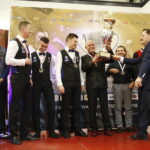 04.11.2018 Kielce. Galeria Echo. Drużynowe Mistrzostwa Polski w Bilard. Finał. I miejsce zajął NOSAN Kielce / Jarosław Kubalski / Radio Kielce