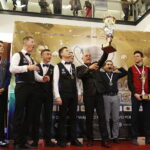 04.11.2018 Kielce. Galeria Echo. Drużynowe Mistrzostwa Polski w Bilard. Finał. I miejsce zajął NOSAN Kielce / Jarosław Kubalski / Radio Kielce